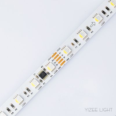 DMX512 Control LED cinta de sueño color 24V programable 5050 RGB LED