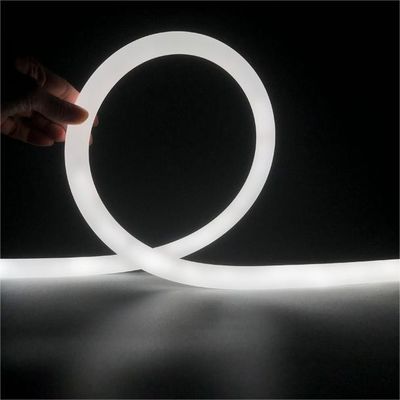 Φ 18 mm de silicona de neón banda 24V CRI90 9,6W/M 360° Flexible redondo luz de neón