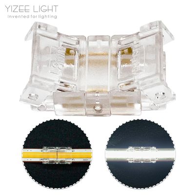 Conector de banda de LED COB Esquinas de banda a banda para banda de LED COB de 8 mm 2PIN